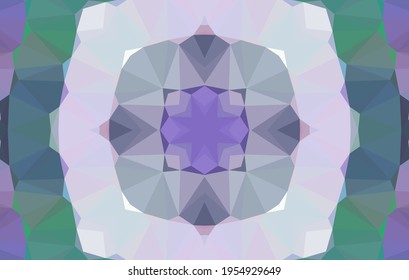 Geometric design, Mosaic of a vector kaleidoscope, abstract Mosaic Background, colorful Futuristic Background, geometric Triangular Pattern. Mosaic texture. Stained glass effect. 10 EPS Vector.