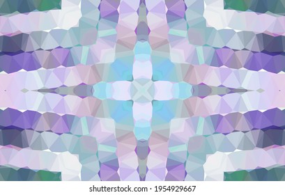 Geometric design, Mosaic of a vector kaleidoscope, abstract Mosaic Background, colorful Futuristic Background, geometric Triangular Pattern. Mosaic texture. Stained glass effect. 10 EPS Vector.
