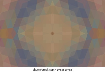 Diseño geométrico, mosaico de un kaleidoscopio vector, fondo mosaico abstracto, fondo futurista colorido, patrón triangular geométrico. Textura mosaica. Efecto de vidrio manchado. 10 Vector EPS.