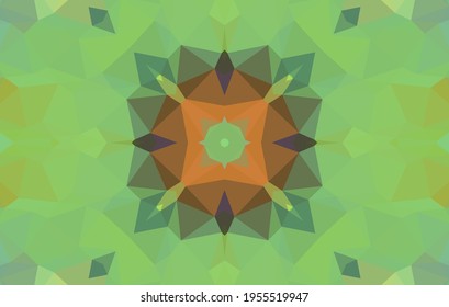 Geometric design, Mosaic of a vector kaleidoscope, abstract Mosaic Background, colorful Futuristic Background, geometric Triangular Pattern. Mosaic texture. Stained glass effect. 10 EPS Vector.