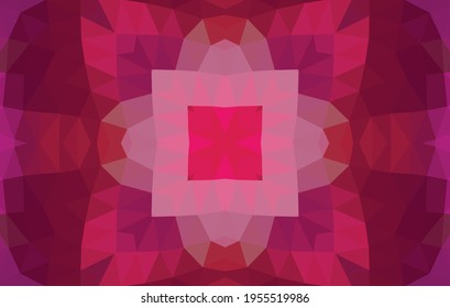 Geometric design, Mosaic of a vector kaleidoscope, abstract Mosaic Background, colorful Futuristic Background, geometric Triangular Pattern. Mosaic texture. Stained glass effect. 10 EPS Vector.
