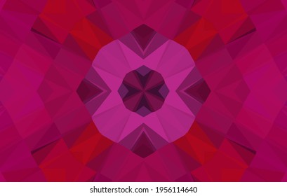 Geometric design, Mosaic of a vector kaleidoscope, abstract Mosaic Background, colorful Futuristic Background, geometric Triangular Pattern. Mosaic texture. Stained glass effect. 10 EPS Vector.