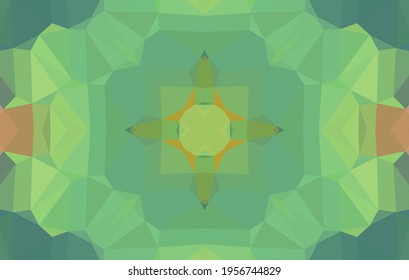 Geometric design, Mosaic of a vector kaleidoscope, abstract Mosaic Background, colorful Futuristic Background, geometric Triangular Pattern. Mosaic texture. Stained glass effect. 10 EPS Vector.