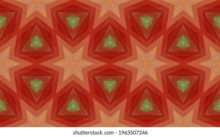 Geometric design, Mosaic of a vector kaleidoscope, abstract Mosaic Background, colorful Futuristic Background, geometric Triangular Pattern. Mosaic texture. Stained glass effect. EPS 10 Vector.