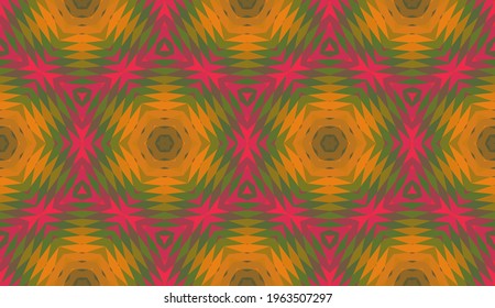Geometric design, Mosaic of a vector kaleidoscope, abstract Mosaic Background, colorful Futuristic Background, geometric Triangular Pattern. Mosaic texture. Stained glass effect. EPS 10 Vector.