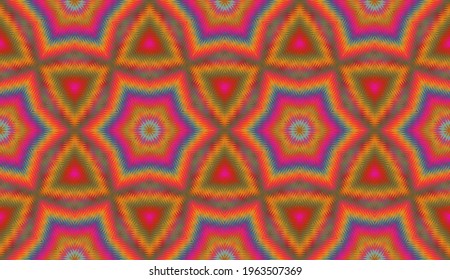 Geometric design, Mosaic of a vector kaleidoscope, abstract Mosaic Background, colorful Futuristic Background, geometric Triangular Pattern. Mosaic texture. Stained glass effect. EPS 10 Vector.