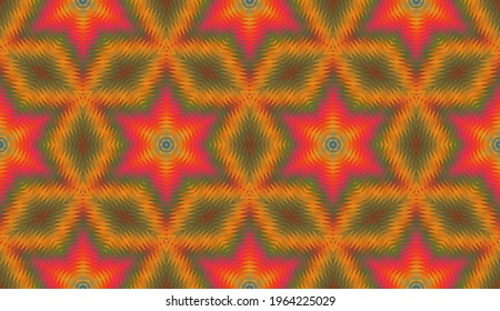 Diseño geométrico, mosaico de un kaleidoscopio vector, fondo mosaico abstracto, fondo futurista colorido, patrón triangular geométrico. Textura mosaica. Efecto de vidrio manchado. 10 Vector EPS.
