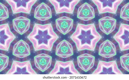 Diseño geométrico, mosaico de un kaleidoscopio vector, fondo mosaico abstracto, fondo futurista colorido, patrón triangular geométrico. Textura mosaica. Efecto de vidrio manchado. 10 Vector EPS.