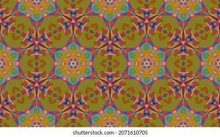 Diseño geométrico, mosaico de un kaleidoscopio vector, fondo mosaico abstracto, fondo futurista colorido, patrón triangular geométrico. Textura mosaica. Efecto de vidrio manchado. 10 Vector EPS.