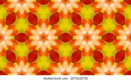 Geometric design, Mosaic of a vector kaleidoscope, abstract Mosaic Background, colorful Futuristic Background, geometric Triangular Pattern. Mosaic texture. Stained glass effect. 10 EPS Vector.
