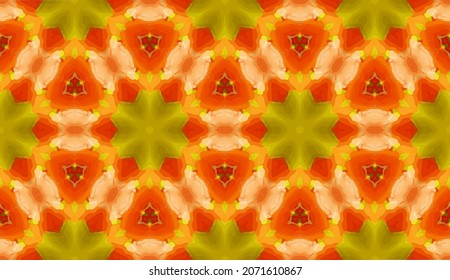 Geometric design, Mosaic of a vector kaleidoscope, abstract Mosaic Background, colorful Futuristic Background, geometric Triangular Pattern. Mosaic texture. Stained glass effect. 10 EPS Vector.