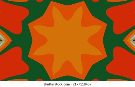 Diseño geométrico, mosaico de un kaleidoscopio vector, fondo mosaico abstracto, fondo futurista colorido, patrón triangular geométrico. Textura mosaica. Efecto de vidrio manchado. Vector EPS 10