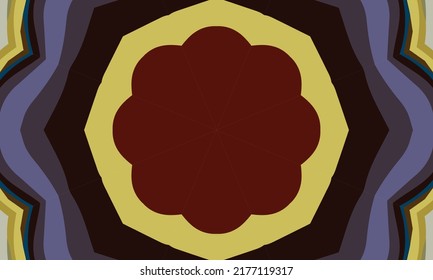 Geometrisches Design, Mosaik eines Vektorkalidoskops, abstrakter Mosaikhintergrund, bunter Futuristischer Hintergrund, geometrisches Dreiecksmuster. Mosaikstruktur. Festgestellter Glaseffekt. EPS10-Vektorgrafik