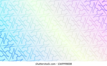 Geometric design pattern with Blurred Background, Smooth Gradient Texture Color. For Bright Website Banner, Invitation Card, Screen Wallpaper. Vector Illustration