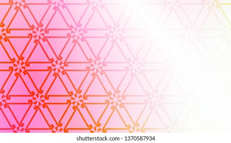 Geometric design pattern with Blurred Background, Smooth Gradient Texture Color. For Bright Website Banner, Invitation Card, Screen Wallpaper. Vector Illustration