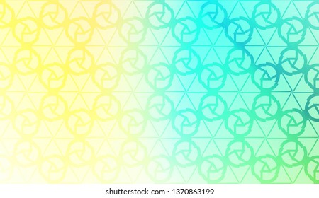 Geometric design pattern with Blurred Background, Smooth Gradient Texture Color. For Bright Website Banner, Invitation Card, Screen Wallpaper. Vector Illustration