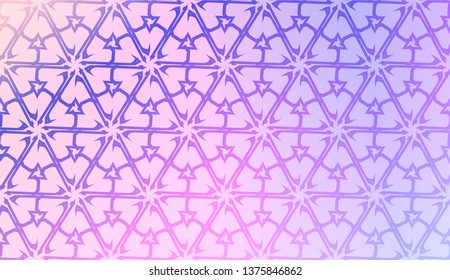Geometric design pattern with Blurred Background, Smooth Gradient Texture Color. For Bright Website Banner, Invitation Card, Screen Wallpaper. Vector Illustration