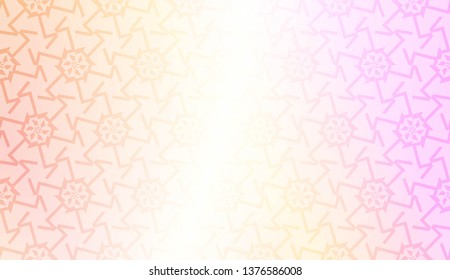 Geometric design pattern with Blurred Background, Smooth Gradient Texture Color. For Bright Website Banner, Invitation Card, Screen Wallpaper. Vector Illustration