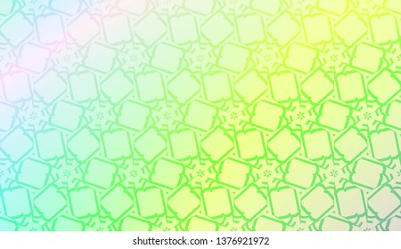 Geometric design pattern with Blurred Background, Smooth Gradient Texture Color. For Bright Website Banner, Invitation Card, Screen Wallpaper. Vector Illustration