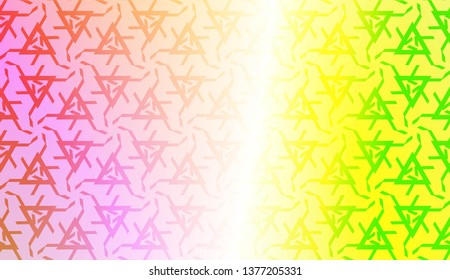 Geometric design pattern with Blurred Background, Smooth Gradient Texture Color. For Bright Website Banner, Invitation Card, Screen Wallpaper. Vector Illustration