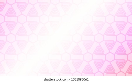 Geometric design pattern with Blurred Background, Smooth Gradient Texture Color. For Bright Website Banner, Invitation Card, Screen Wallpaper. Vector Illustration