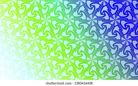 Geometric design pattern with Blurred Background, Smooth Gradient Texture Color. For Bright Website Banner, Invitation Card, Screen Wallpaper. Vector Illustration