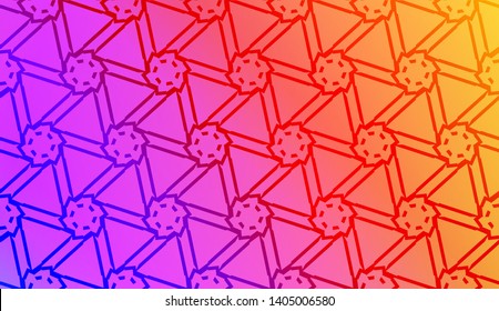Geometric design pattern with Blurred Background, Smooth Gradient Texture Color. Vector Illustration