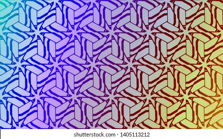 Geometric design pattern with Blurred Background, Smooth Gradient Texture Color. Vector Illustration