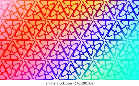 Geometric design pattern with Blurred Background, Smooth Gradient Texture Color. Vector Illustration