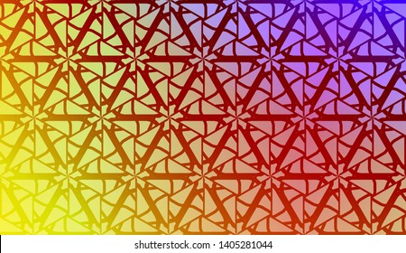Geometric design pattern with Blurred Background, Smooth Gradient Texture Color. Vector Illustration