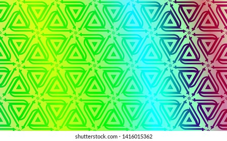 Geometric design pattern with Blurred Background, Smooth Gradient Texture Color. Vector Illustration