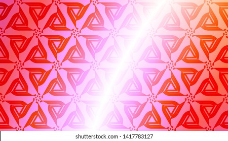 Geometric design pattern with Blurred Background, Smooth Gradient Texture Color. Vector Illustration