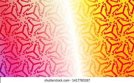 Geometric design pattern with Blurred Background, Smooth Gradient Texture Color. Vector Illustration