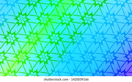 Geometric design pattern with Blurred Background, Smooth Gradient Texture Color. Vector Illustration