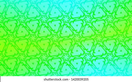 Geometric design pattern with Blurred Background, Smooth Gradient Texture Color. Vector Illustration