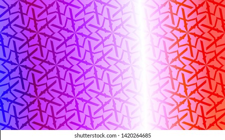 Geometric design pattern with Blurred Background, Smooth Gradient Texture Color. Vector Illustration