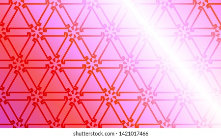Geometric design pattern with Blurred Background, Smooth Gradient Texture Color. Vector Illustration