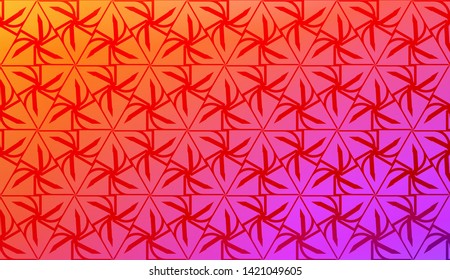 Geometric design pattern with Blurred Background, Smooth Gradient Texture Color. Vector Illustration