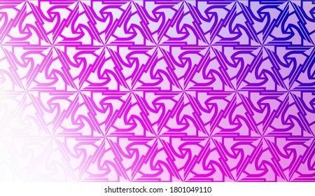 Geometric design pattern with Blurred Background, Smooth Gradient Texture Color. Vector Illustration