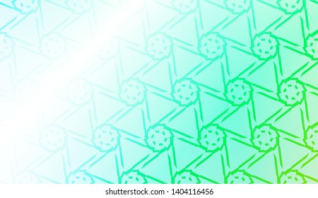 Geometric design pattern with Smooth Gradient Background Color. For Bright Website Banner, Invitation Card, Screen Wallpaper. Vector Illustration