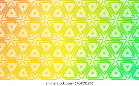 Geometric design pattern with Smooth Gradient Background Color. For Bright Website Banner, Invitation Card, Screen Wallpaper. Vector Illustration