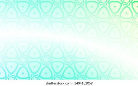 Geometric design pattern with Smooth Gradient Background Color. For Bright Website Banner, Invitation Card, Screen Wallpaper. Vector Illustration
