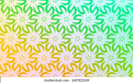Geometric design pattern with Smooth Gradient Background Color. For Bright Website Banner, Invitation Card, Screen Wallpaper. Vector Illustration