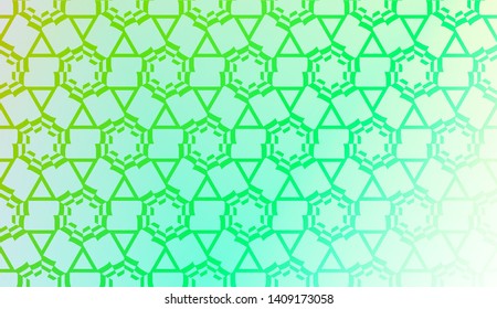 Geometric design pattern with Smooth Gradient Background Color. For Bright Website Banner, Invitation Card, Screen Wallpaper. Vector Illustration