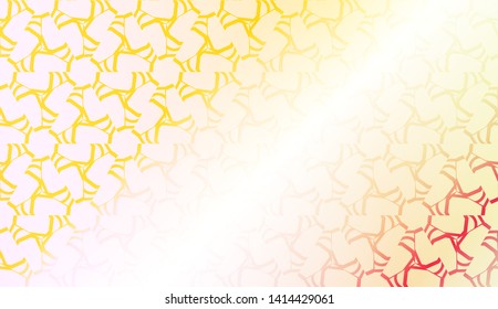 Geometric design pattern with Smooth Gradient Background Color. For Bright Website Banner, Invitation Card, Screen Wallpaper. Vector Illustration