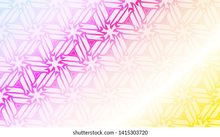 Geometric design pattern with Smooth Gradient Background Color. For Bright Website Banner, Invitation Card, Screen Wallpaper. Vector Illustration