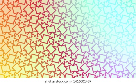 Geometric design pattern with Smooth Gradient Background Color. For Bright Website Banner, Invitation Card, Screen Wallpaper. Vector Illustration
