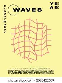 Geometric design poster, cool geometric for card and poster 