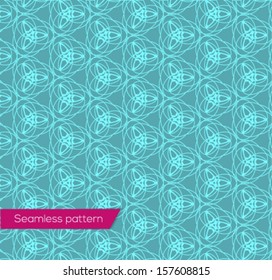 Geometric design seamless pattern in retro style