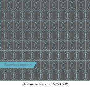 Geometric design seamless pattern in retro style